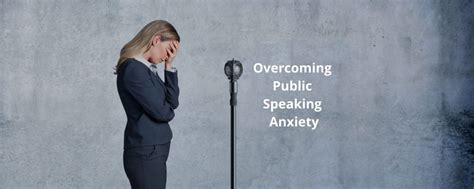 Overcoming Public Speaking Anxiety