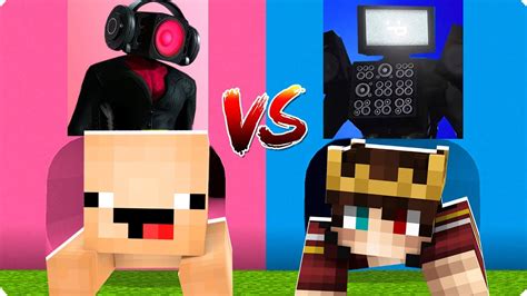 Titan Tv Adam T Nel Vs T Tan Hoparl R Kafa T Nel Minecraft