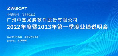 中望软件2022年度暨2023年第一季度业绩说明会