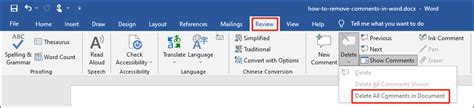 How To Delete Or Remove All Comments In Microsoft Word Minitool