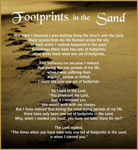 Printable Footprints In The Sand