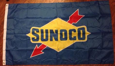 Find Blue Sunoco Banner Flag Sign X Feet New Grommets In Bowling