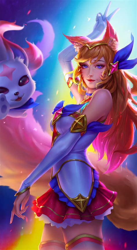 Fox Girl K Da Ahri Skin Lol Fanart League Of Legends Waifu Clan