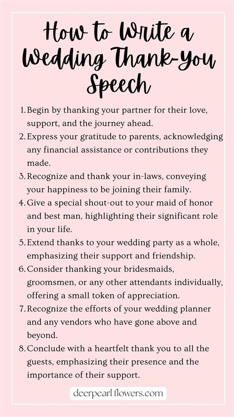 Wedding Thank You Speech Dos and Don’ts: Guide with Examples