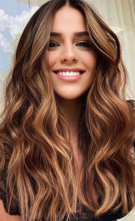 Ways To Upgrade Brunette Hair Copper Red Face Framing Highlights