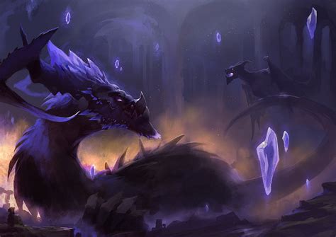 ArtStation - Amethyst Dragon, Sébastien Brunet