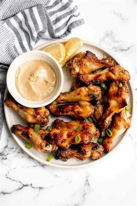 Honey Mustard Chicken Wings Ahead Of Thyme