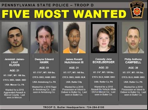 'Most Wanted' Suspect Captured - ButlerRadio.com - Butler, PA