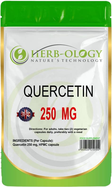 Herb Ology Quercetin 60 High Strength Quercetin Complex Capsules