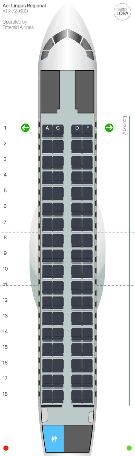 ei atr   aerolopa detailed aircraft seat plans