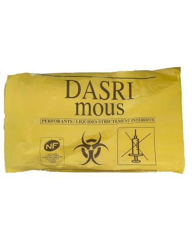 Sacs Poubelle Litres Jaune Dasri Nfx Lien Coulissant