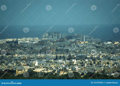 Maltese Landscape Aerial View of Malta Mediterranean Panorama Exotic ...