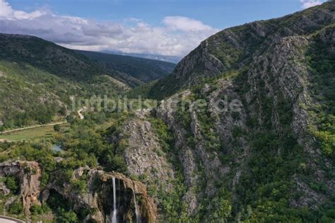 Luftaufnahme Kovacic Felsen Und Berglandschaft Dinarisches Gebirge