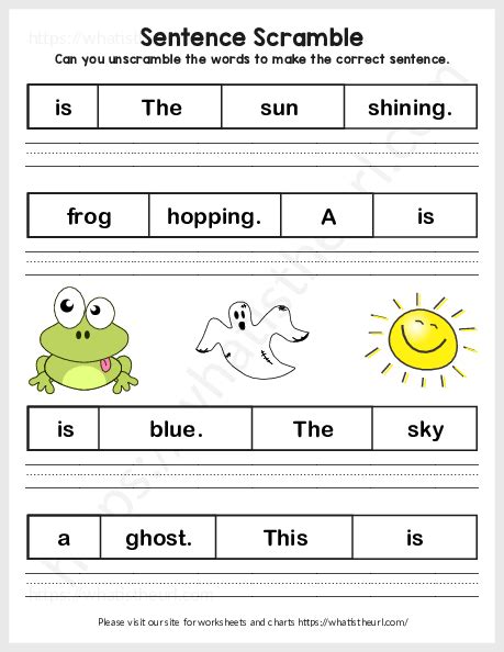 Unscramble The Words And Write The Sentences Exercise 2 Your Home