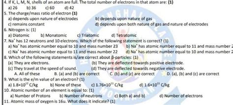 The Charge Mass Ratio Of Electron 1 Filo