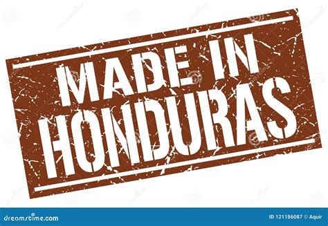 Hecho En El Sello De Honduras Ilustración del Vector Ilustración de