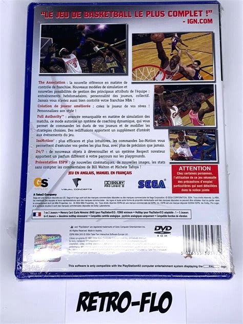ps sony playstation  game espn nba  boxed  sale  ebay