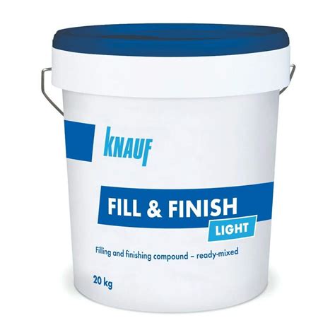 Knauf Fill and Finish Light Ready Mixed Compound - 20Kg | Plaster