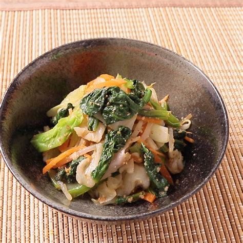 いろいろ野菜のごま和え 作り方・レシピ クラシル