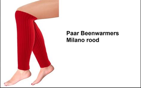 Paar Beenwarmers Milano Rood Thema Feest Party Disco Festival Partyfeest