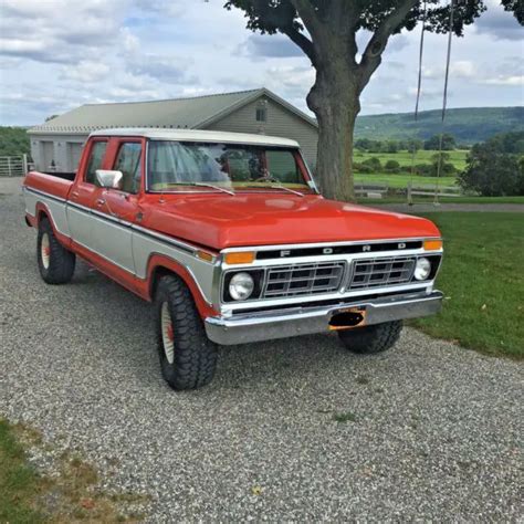 1977 Ford F 250 Ranger Xlt Crew Cab 4 Door Pickup Classic Ford F 250