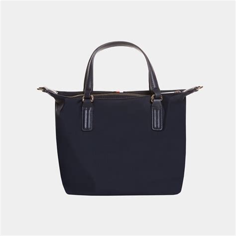 TOMMY HILFIGER TOREBKA POPPY SMALL TOTE CORP Kolor Granatowy