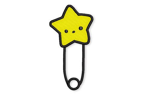 Baby Diaper Safety Pins · Creative Fabrica