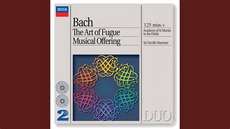 J S Bach The Art Of Fugue Bwv Edition Prepared By Sir Neville