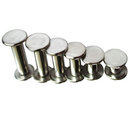 Chicago Screw Book Binding Silver 9 5mm Flat Head With M5 Post Various Length Jasz It Up