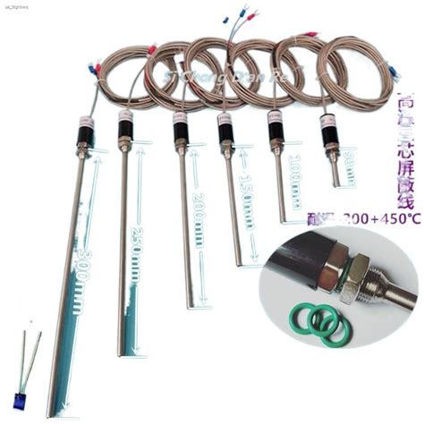 COD☆ pt100 temperature sensor platinum thermal resistance wzp-187 ...