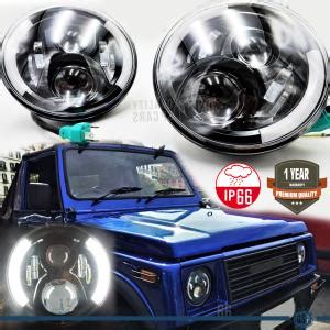 X Full Led Inches Headlights K For Suzuki Samurai Sj Santana