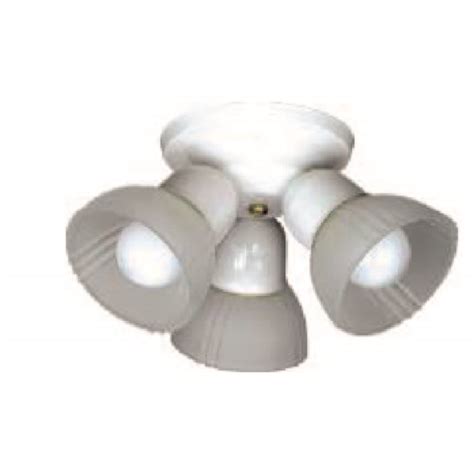 APLIQUE BLANCO BOCHA 3 LUCES C TULIPAS P VENTILADOR FERROLUX Celta SRL