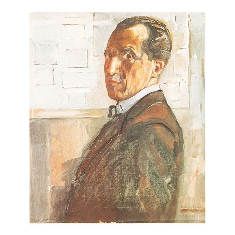 1991 After Piet Mondrian Self Portrait Painting Full Color Parisian