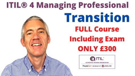 Itil®4 Managing Professional Transition Training Course Introduction