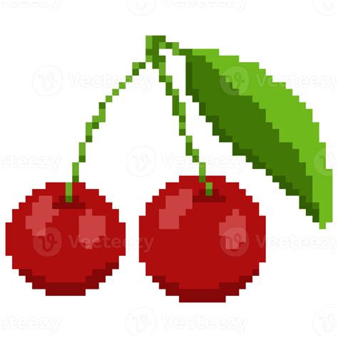 Cherry Pixel Art 13743628 Png