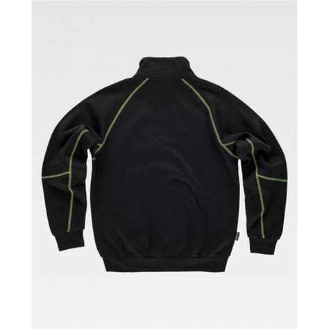 Sudadera De Trabajo Cuello Alto Y Cremallera Workteam C