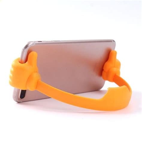 Cheap Thumbs Up Cell Phone Holder Adjustable Silicone Tablet Stand