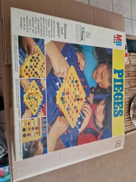 ANCIEN JEU DE société PIEGES MB Jeux 1972 rétro vintage 70 s EUR 20 00