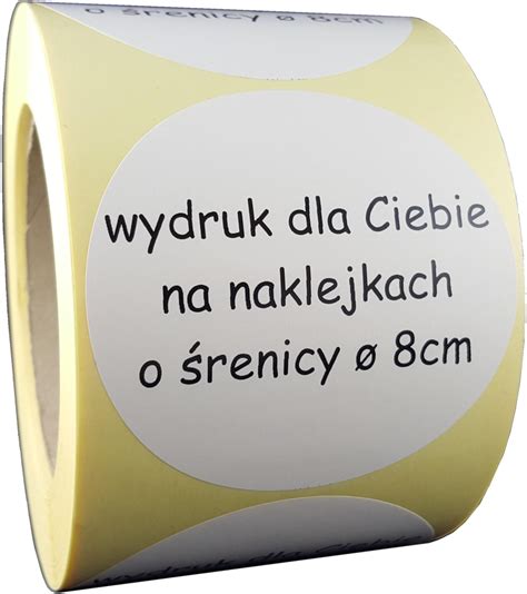 Mm Etykiety Naklejki Nalepki Samoprzylepne Ko A Por Wnaj Ceny