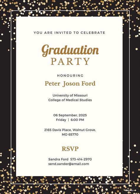 College Invitation Templates in Word - FREE Download | Template.net