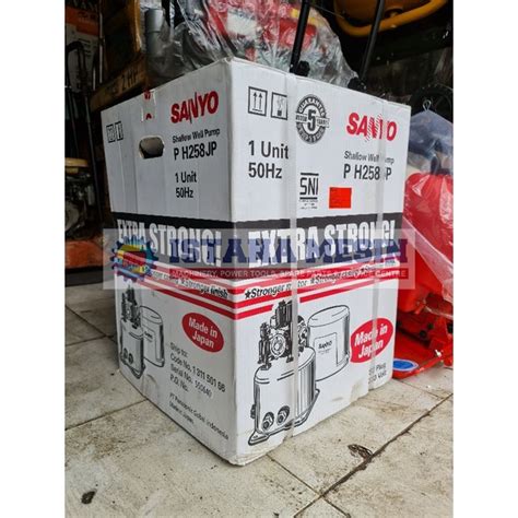 Jual SANYO MESIN POMPA AIR LISTRIK PH 258 JP TABUNG PUTIH OTOMATIS PH