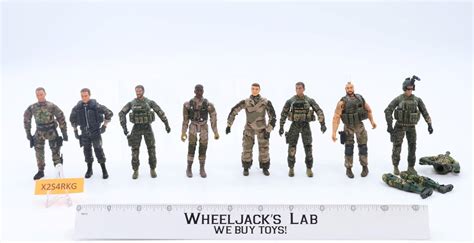 Lot of 9 Elite Force HALO 5 2014 BBI Action Figures - Wheeljack's Lab