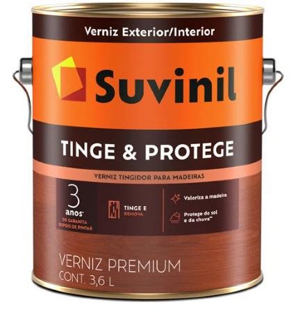 Verniz Tingidor Premium Brilhante Imbuia Galão 3 6L Suvinil Palácio