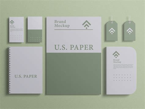 Free Stationary Mockup Bundles :: Behance