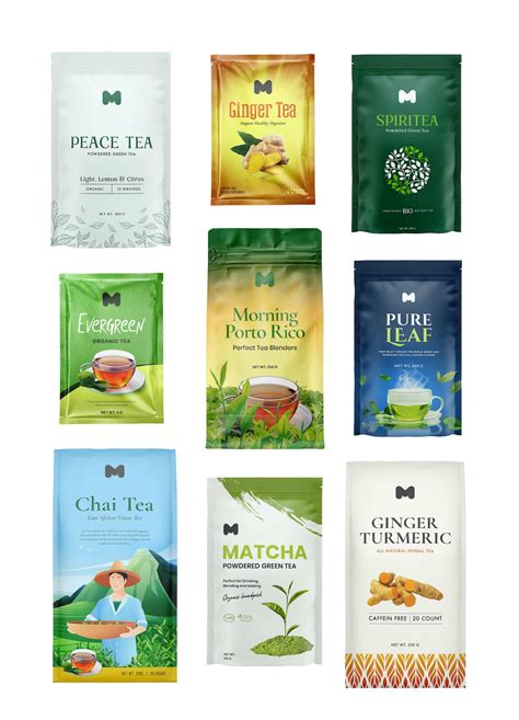 Custom Printed Tea Bag Packaging – ModPrinters – Custom Flexible Packaging