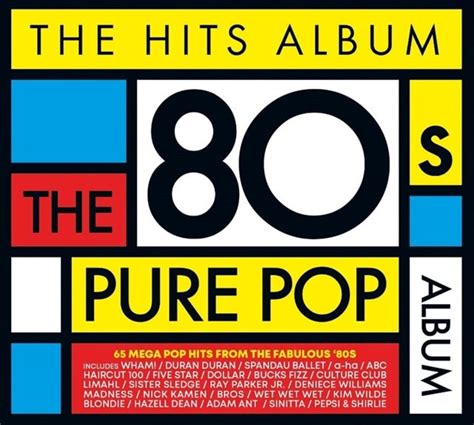 The Hits Album The 80s Pure Pop Album Cd Box Set Free Shipping