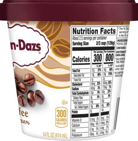 Haagen Dazs Coffee Ice Cream 14 Fl Oz 14 Fl Oz King Soopers