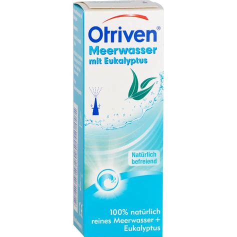 Medicines From Germany Otriven Sea Water Spray With Eucalyptus 20 Ml