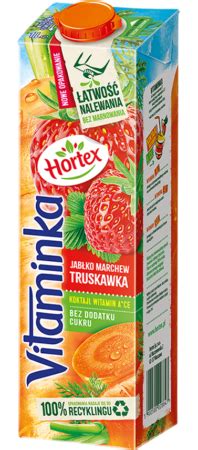 Hortex Sok Vitaminka Truskawka Marchew Jablko L St Super Food Bv