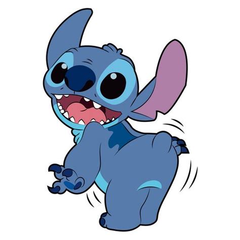 Looks Like Stitch A Blue Alien Is Having A Great Time Dancing Here